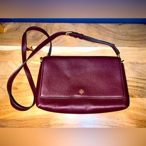 Tory Burch Burgundy Crossbody